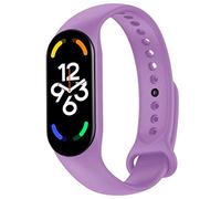 OcioDual Pulsera de Recambio Silicona, Lavanda, Compatible con Xiaomi Band 7 6 5, Compatible con Amazfit Band 5, Correa Repuesto Brazalete Goma Suave Flexible