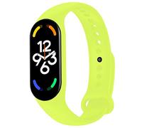 OcioDual Pulsera de Recambio Silicona, Verde Lima, Compatible con Xiaomi Band 7 6 5, Compatible con Amazfit Band 5, Correa Repuesto Brazalete Goma Suave Flexible