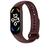 OcioDual Pulsera de Recambio Silicona, Vino, Compatible con Xiaomi Band 7 6 5, Compatible con Amazfit Band 5, Correa Repuesto Brazalete Goma Suave Flexible