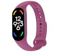 OcioDual Pulsera de Recambio Silicona, Violeta, Compatible con Xiaomi Band 7 6 5, Compatible con Amazfit Band 5, Correa Repuesto Brazalete Goma Suave Flexible