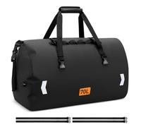 OCKLILY Bolsa seca para motocicleta, bolsa de lona impermeable y bolsa de lona seca con parte superior enrollable, bolsa de viaje con válvula de aire y correas de ajuste rápido para equitación, viajes