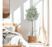 Oc'leaf Olivo Artificial - 150cm Planta Artificial, Planta Artificial Grande, Olivo Plantas Artificiales Decoración del Hogar, Salón, Dormitorio, Oficina, Jardín