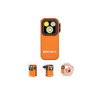 Oclip Pro Linterna con Triple Tipos de Luz Naranja
