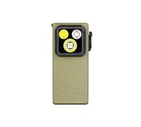 Oclip Ultra Linterna con Inundación, Foco y UV de Alta Durabilidad Verde oliva