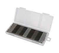 Ocnvlia 10 cuchillas cepilladoras eléctricas reversibles de 82 mm, HSS en caja para amoladoras