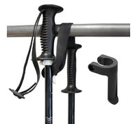 Oco Ski Pole Clip Soporte de Bastones de esquí para telesilla (1, Negro)