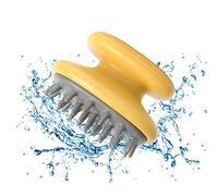 Ocobetom Masajeador de cuero cabelludo, cepillo para el cabello para todo tipo de cabello: cepillo exfoliante de goma suave para el crecimiento del cabello, eliminación de caspas, calmante