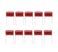 Ocobudbxw 10 condensadores de película metalizada CBB22 105J 400V 1UF P20mm condensadores de película delgada