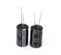 Ocobudbxw 2 piezas de condensador electrolítico de aluminio 120uF 400V 18x30mm Radial 400V120uF