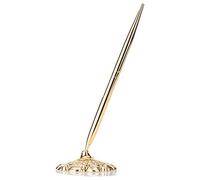 Ocobudbxw Bolígrafo de metal con base fija, escritorio, oficina, mostrador, boda, invitado