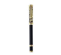 Ocobudbxw Bolígrafos de lujo Metal Gel Pen Escultura Patrón Roller Pen Pluma Estacionaria 0.5mm