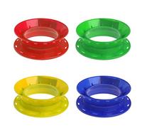 Ocobudbxw Línea de pesca Placa de bobinado Mango de plástico Envoltura Hilo Circular Bobina Principal