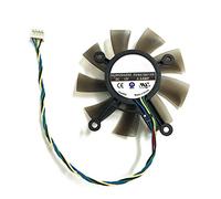 Ocobudbxw Radiador de computadora 75MM FD8015U12S DC12V 0.5AMP 4PIN ventilador enfriador para GTX 560 GTX550Ti HD7850 tarjeta gráfica ventiladores de enfriamiento