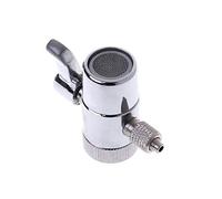 Ocobudbxw Válvula Desviadora del Grifo del Filtro de Agua Ro 1/4" 2.5/8" 3/8" Conector del Tubo del Purificador Separador Válvula de Cambio Interruptor de Corte Único