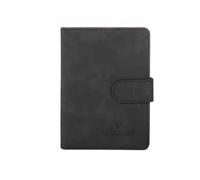 Ocorex - Portapasaporte de viaje | Funda cartera para pasaportes, documentos y accesorios | Organizador de viaje para mujeres y hombres, color negro v2, marrón, talla única universal, Moderno
