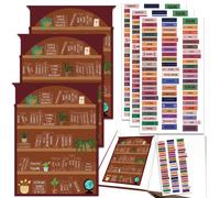 OCQOTAT Kit de guνa de pegatinas y suministros de estudio para seguimiento de lectura de la Biblia, pestaρas bνblicas para mujeres, regalos para