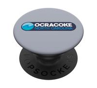 Ocracoke Logo Emblema - Ocracoke Island Carolina del Norte PopSockets PopGrip Adhesivo