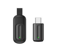 OCRUSTAR Adaptador de Control Remoto Universal para iPhone 15, Control Remoto Todo en uno para TV/AC/DVD Compatible con Samsung, Sony, Panasonic, Sharp, LG y más. (Negro, Enchufe Tipo C para iPhone