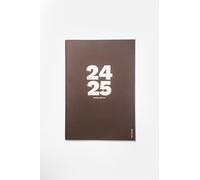 OCTÀGON DESIGN | 2024/2025 Big Monthly Planner PLUS A4 - Planificador Mensual - 12 Meses, agosto 2024 / julio 2025-2 Páginas para notas entre meses - Tapa Blanda - Color Marrón Cacao.