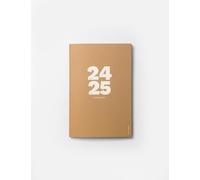 OCTÀGON DESIGN | 2024/2025 Small Monthly Planner PLUS similar A5 - Planificador Mensual - 12 Meses, agosto 2024/2025-2 Páginas para notas entre meses - Tapa Blanda - Color Kraft.