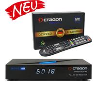 Octagon Receptor Satélite SFX6018 S2 + IP Wl HD DVB-S2 E2 Linux Smart TV OS Dual