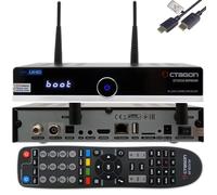 Octagon SF8008 4K Combo Supreme V3 UHD E2 2xDVB-S2X Linux PVR Combo Sat Receiver, WiFi de Doble Banda 2,4/5G, LAN de 1 Gbit, Interfaz M.2, HDR 10, BT 5.1, Mando a Distancia IR, Cable HDMI HTS e-com
