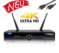Octagon SF8008 4K UHD H.265 E2 Linux Wi-Fi DVB-S2X Dvb-C / T2 Combo Sat Receptor