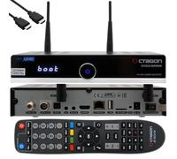 Octagon SF8008 - Receptor 4K UHD HDR Combo 1 x DVB-S2X y 1 x DVB-C/DVB-T2, señal por satélite, cable y terrestre, E2 Linux Smart TV Box, Media Server, función de grabación, HDMI EasyMouse, wifi dual