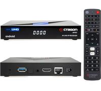 Octagon Spirit 4K UHD Android TV Box, WiFi Doble Banda, Control de Voz, HDR10+, HLG, 2GB RAM, 16GB Flash, Receptor IP, Bluetooth 5.1, Me-TV