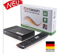 Octagon Spirit Pro Max 8K UHD Android TV Box WLAN Bluetooth 5.1 HDR10+ TV IP