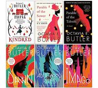 Octavia E. Butler Collection 6 Books Set (Kindred, Parable of the Sower, Parable of the Talents, Dawn, Adulthood Rites, Imago)