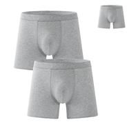 Octipa Mens Incontinence Underwear,Octipa Men's Ultra-Absorbent Incontinence Boxer Briefs (Light gray,L)