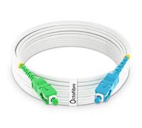 Octofibre - Cable de fibra óptica Freebox - Reforzado con blindaje Kevlar - Alargador / puente de Fibra Óptica - SC APC a SC UPC (7 m)