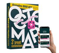 OCTOMAP Annales Brevet des collèges Maths - Révision guidée avec cartes mentales, exercices et sujets corrigés par thème & appli mobile pour réussir avec sérénité. Nouvelle édition : 2025-2026