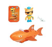 Octonauts 61106 Above & Beyond, vehículo y Figura de Juguete de Lujo, Paquete de Aventura Kwazii y Gup B, misiones recreativas, Juego de 4 Piezas