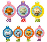 Octonauts Blowout Bash: paquete de 10 sopladores de personajes, ideal para fiestas infantiles, cumpleaños y aventuras en el océano, recuerdos de fiesta vibrantes y divertidos