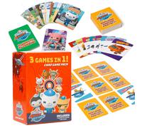 Octonauts Kids Classic Card Games - Memory Game Go Fish & Old Maid - Fun Family Game for Boys and Girls - Octonauts Party Game Toys - Family Game Nig