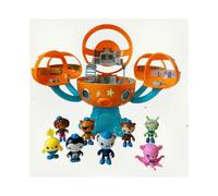 Octonauts Octopod Castle Playset, Adventure Set with 8 Action Figures Including Barnacles, Peso, Kwazii, and Dashi