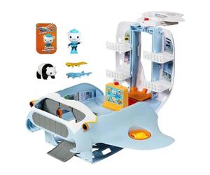 Octonauts Quoersarti Above & Beyond | Octoray Transforming Playset | 7 Piezas | 25+ Luces y Sonidos