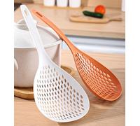 Octonyluck Espumadera ranurada Spider Strainer, Profesional Colador y Escurridor agua, Espumadera Colador de Cocina, Rasera Cocina alta Resistencia al Calor, Apta para Lavavajillas, 2 piezas