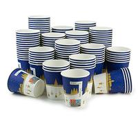 Octopus Copa de vino caliente 300 x, taza de papel (producida de forma sostenible), motivo de invierno con 200 ml de volumen de llenado