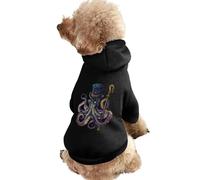 Octopus Doctor - Sudadera con capucha para perro, divertida sudadera de invierno para perros, gato y cachorro, talla L