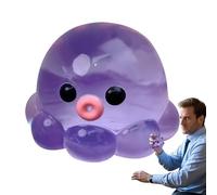 Octopus Fidget Toy - Soft Handheld Calming Ball, Stress Relief Sensory Toy for Students Kids Teens Adults Classroom Home Travel Mental Health Relaxation Fun Prize Reward for School Office Daily Use