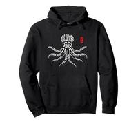 Octopus Flow - Arte Vintage Jiu Jitsu Brasileño Sudadera con Capucha