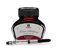 Octopus Fluids Burgunder - Tinta de escritura con convertidor, tinta de pluma, rojo 30 ml