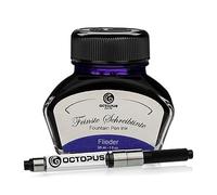 Octopus Fluids Flieder - Tinta de escritura con convertidor, tinta de pluma, morado 30 ml