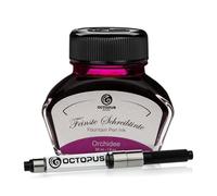 Octopus Fluids Orchidee - Tinta de escritura con convertidor, tinta de pluma, rosa 30 ml