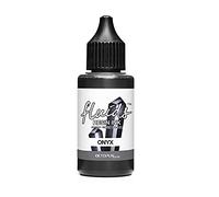 Octopus Fluids Resin Ink ONYX, Tinta de alcohol para colorear resina epoxi y resina UV, Alcohol Ink para Resin Art, resin colours 30 ml, negro
