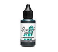 Octopus Fluids Resin Ink SWIMMING POOL, Tinta de alcohol para colorear resina epoxi y resina UV, Alcohol Ink para Resin Art, resin colours 30 ml, turquesa