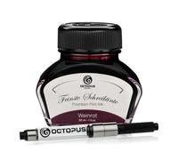 Octopus Fluids Weinrot - tinta para escribir con convertidor incluido, tinta para pluma estilográfica, 30 ml Rojo